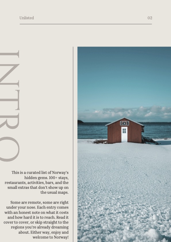Intro spread